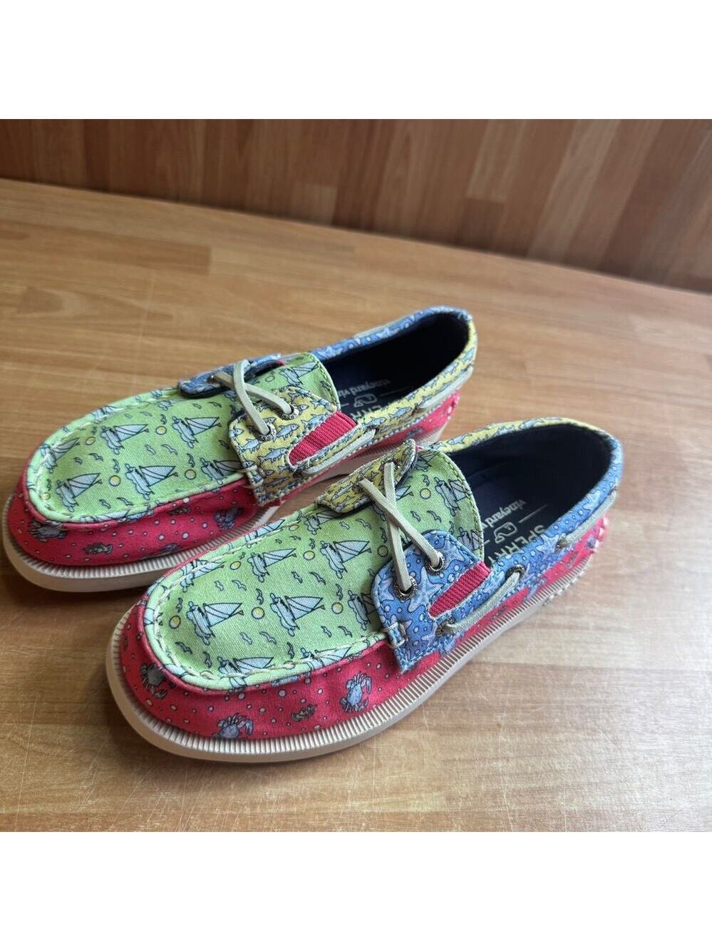 Sperry x Vineyard Vines Authentic Original Boat Shoes size 12